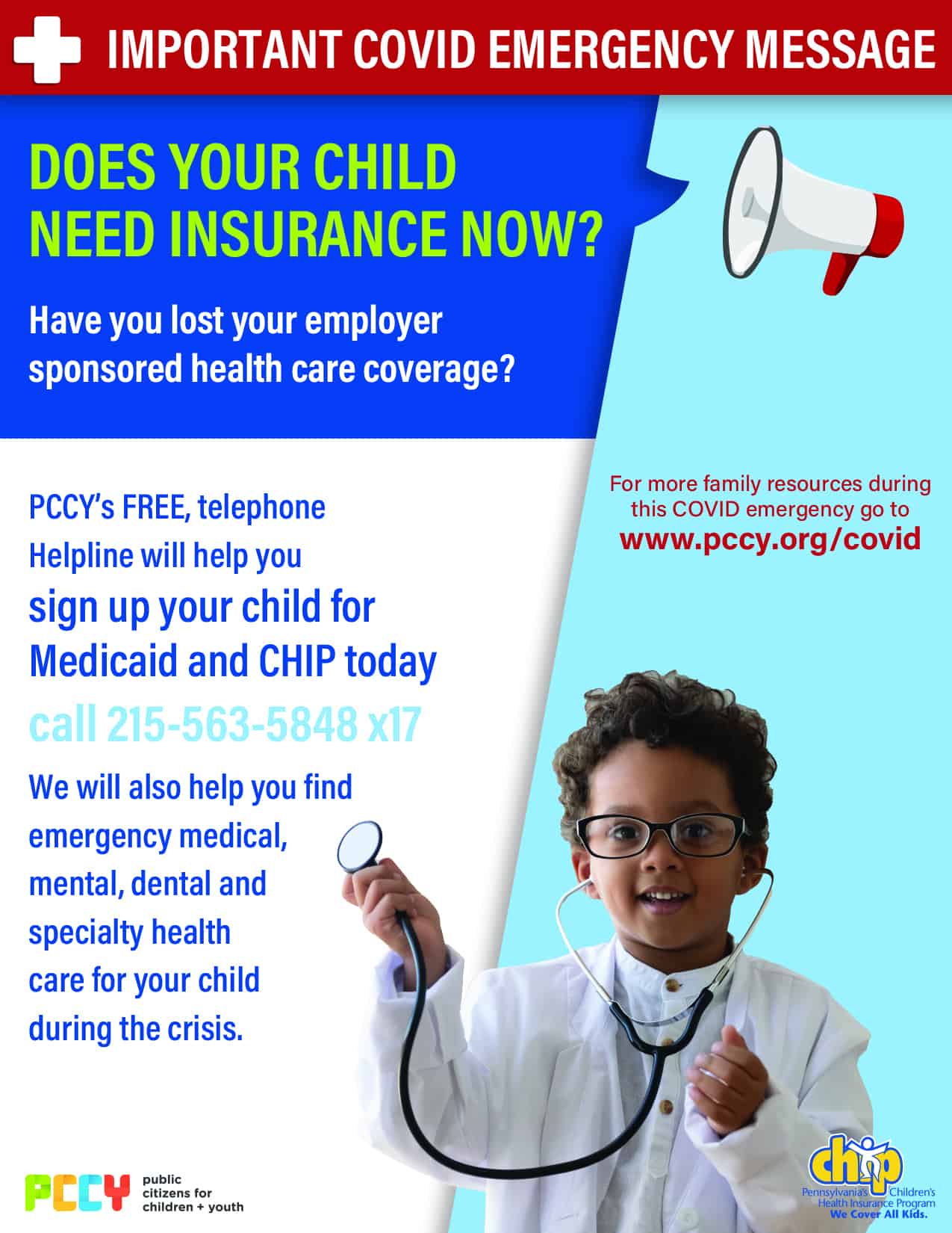 Does Your Child Need Health Insurance Now A Covid19 Message Public Citizens For Children And Youth